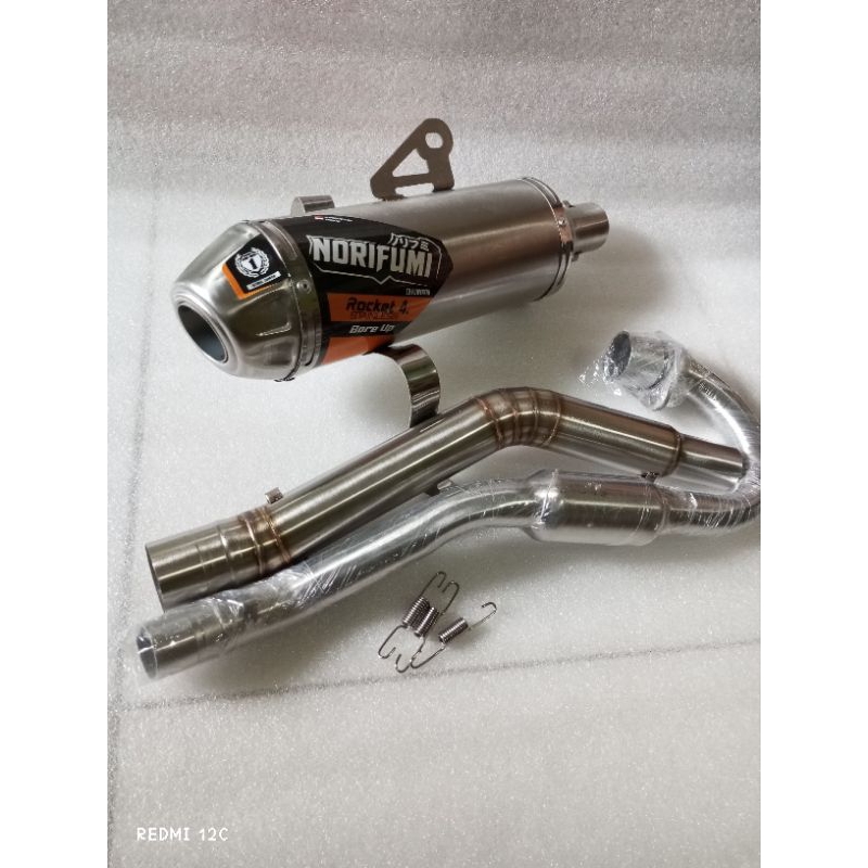 knalpot rv1 untuk crf150l fullsystem