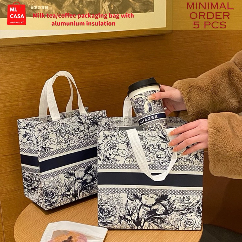 

Mi.casa - Tas Milk Tea / Coffee Alumunium Insulation Packaging Bag