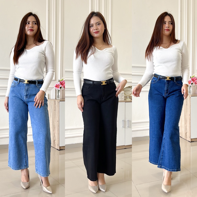 KULOT 8005 || CELANA JEANS KULOT KEKINIAN || BAWAHAN WANITA JEANS TERBARU || OOTD FASHION WANITA ||