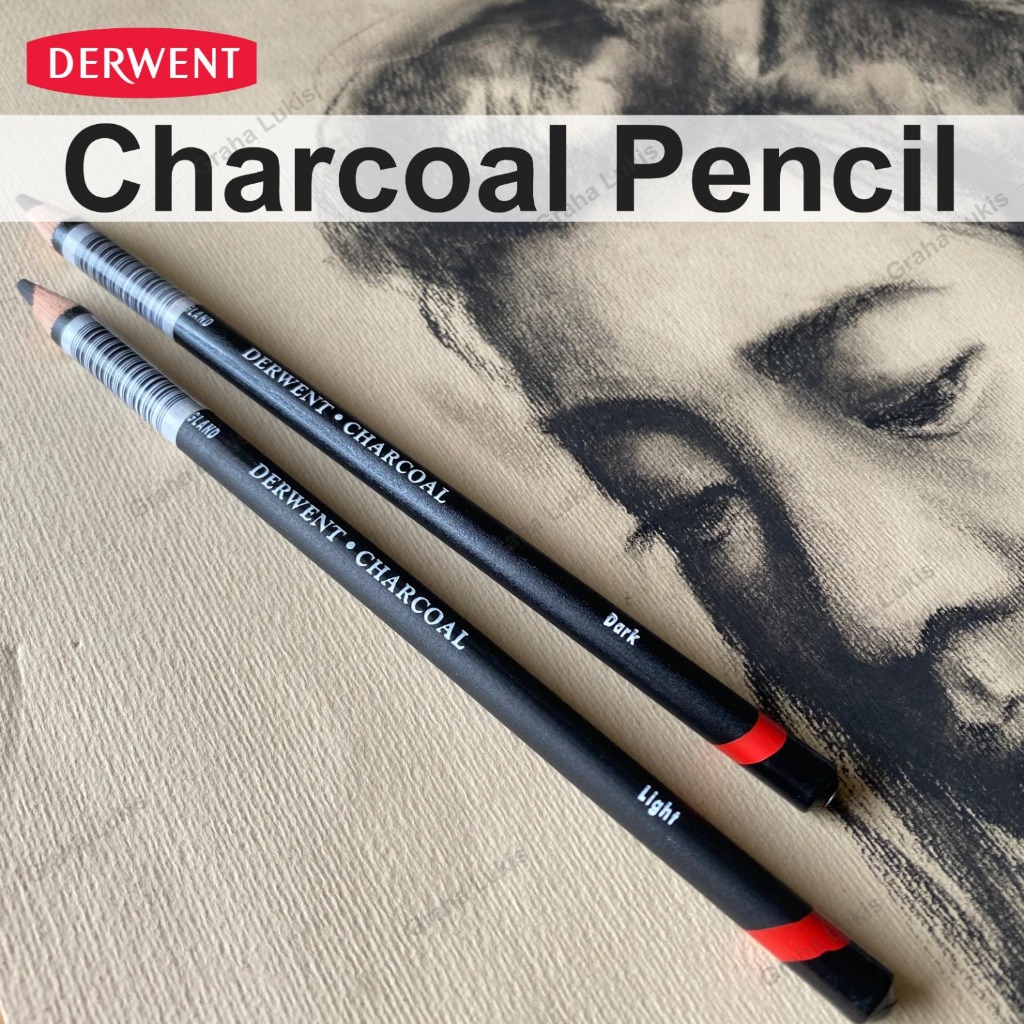 

mdn Derwent Charcoal Pencil - Dark / Pensil Arang
