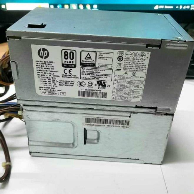 PSU HP PRODESK 400 600 800 G1 G2 200W Power Supply 796351-001