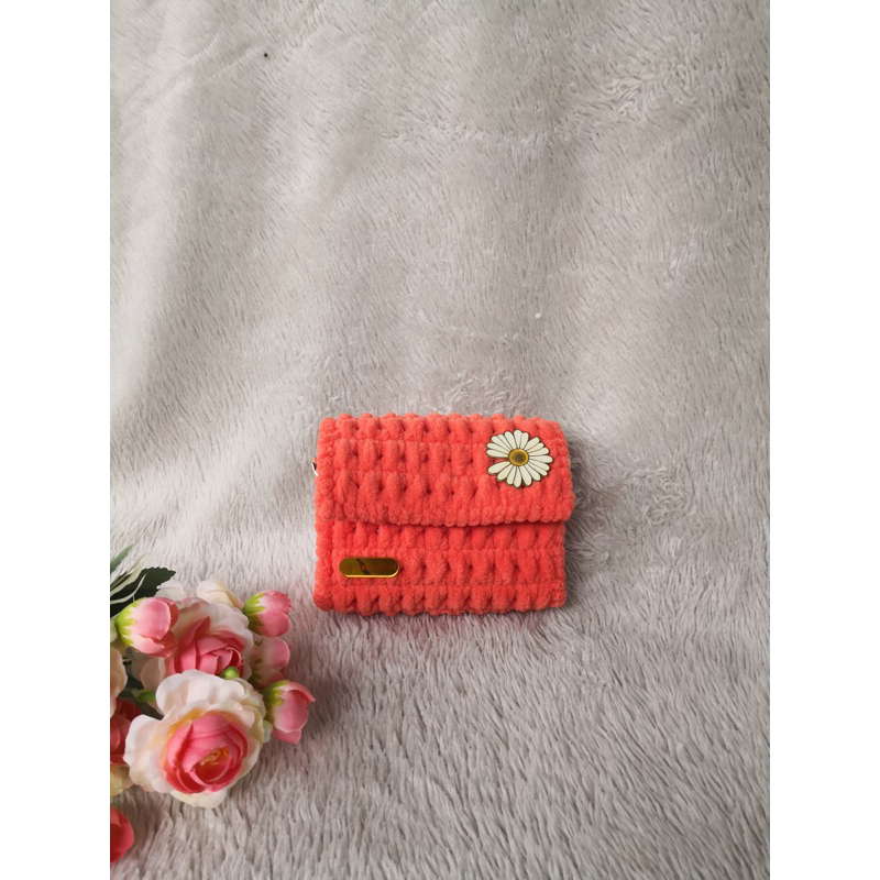 tas rajut/tas rajut canvas/tas rajut lucu/tas rajut benang chenille