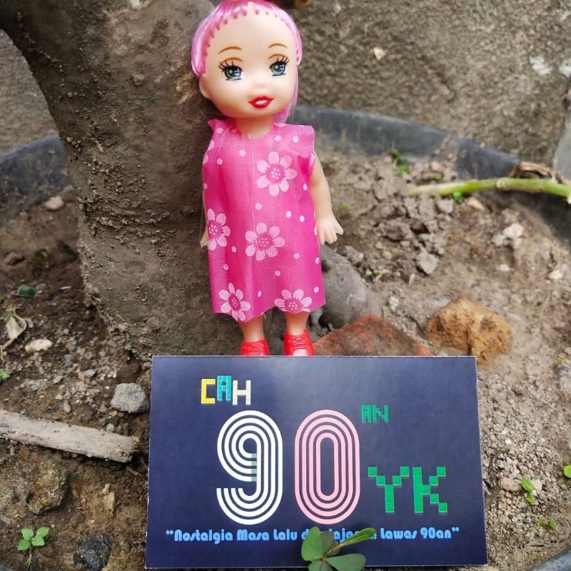 Boneka B4RBI3 Barbiean Kecil 11cm 1PCS. Mainan BERBI Berbie an Jadul Anak Cewek 90an. MURAH