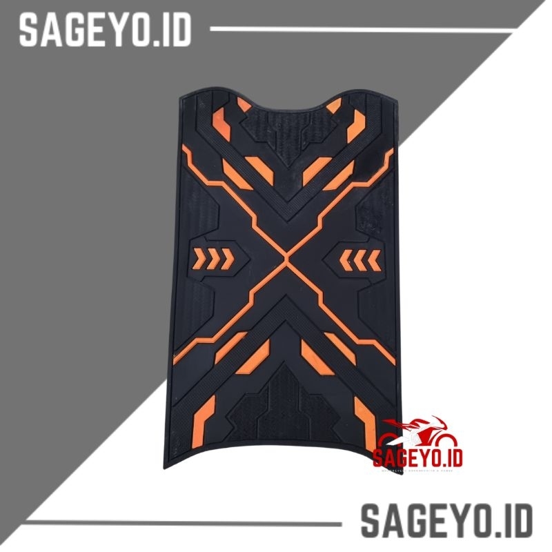 Rejeki.Maju Karpet Sepeda Listrik Uwinfly Goda Exotic Genio Bahan Karet Tebal D7D D8D Df7 Df8 Gyro