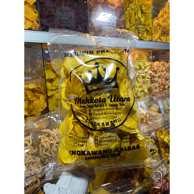 

Distributor Keripik Premium Talas/keladi Bulat Renyah & enak 500gram