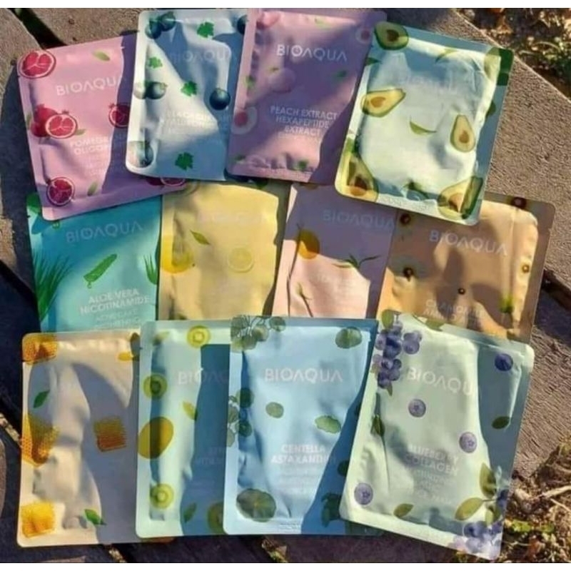 BIOAQUA SHEET MASK MASKER BIOAQUA BIOAQUA MASKER WAJAH