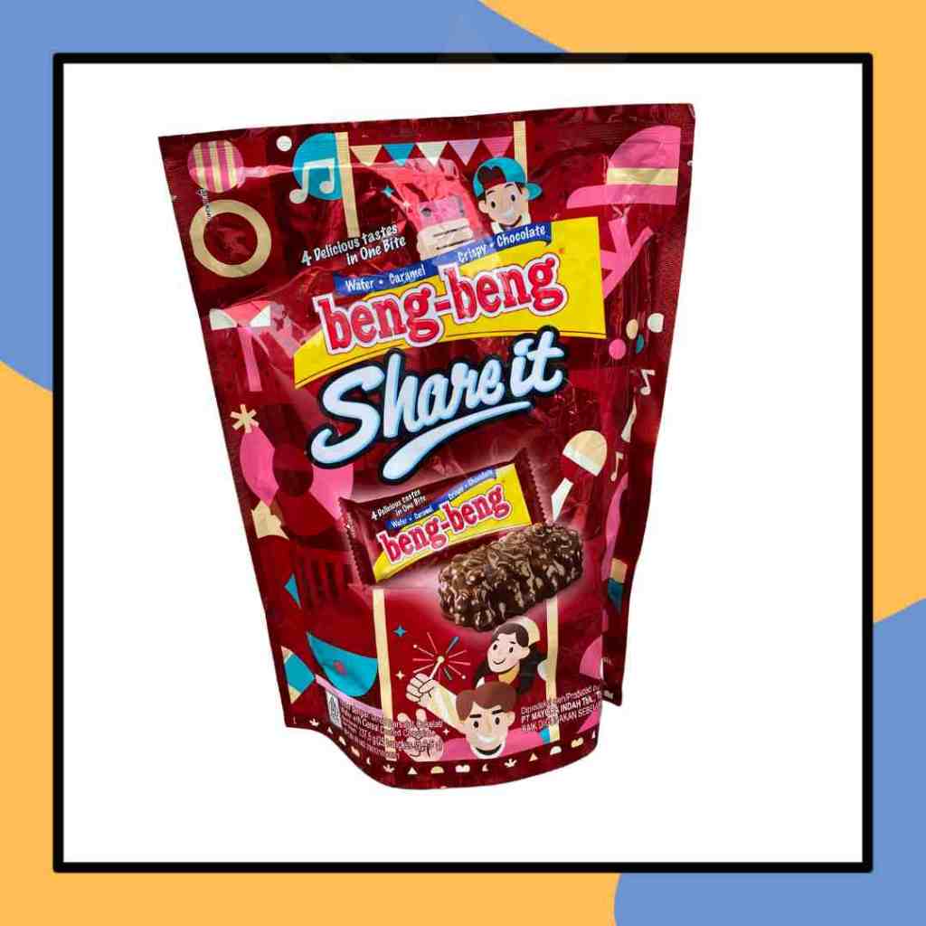 

Beng Beng Share It Pouch Isi 25 PCS 237,5gr Wafer Caramel Crispy Chocolate Wafer Coklat Big Pax