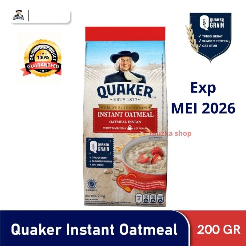 

QUAKER OAT INSTAN EXP 2026 200GR