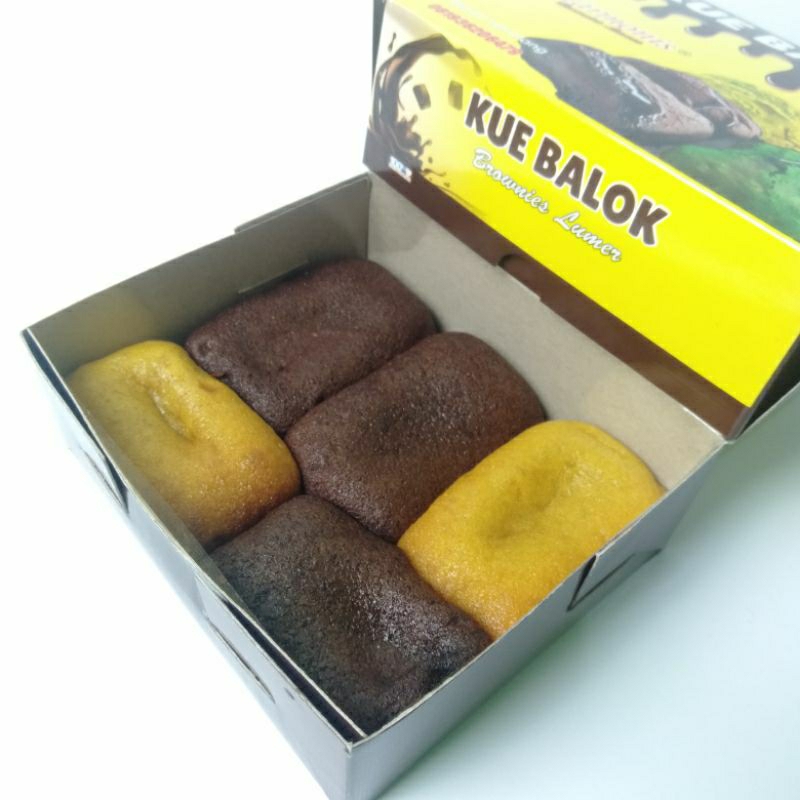 

Kue balok lumer coklat durian