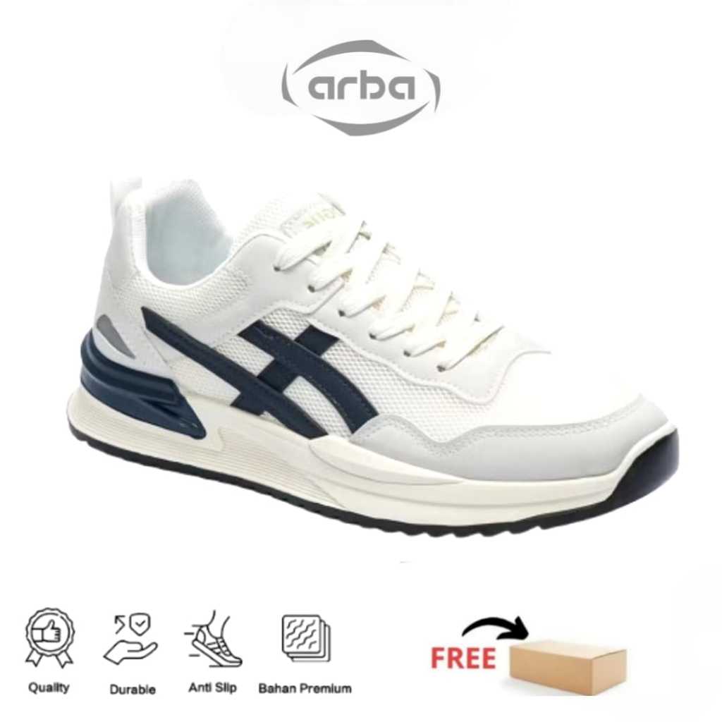 ARBA BRAND SNEAKERS Sepatu pria sepatu sneakers pria sepatu korea pria sepatu putih pria sepatu cowo