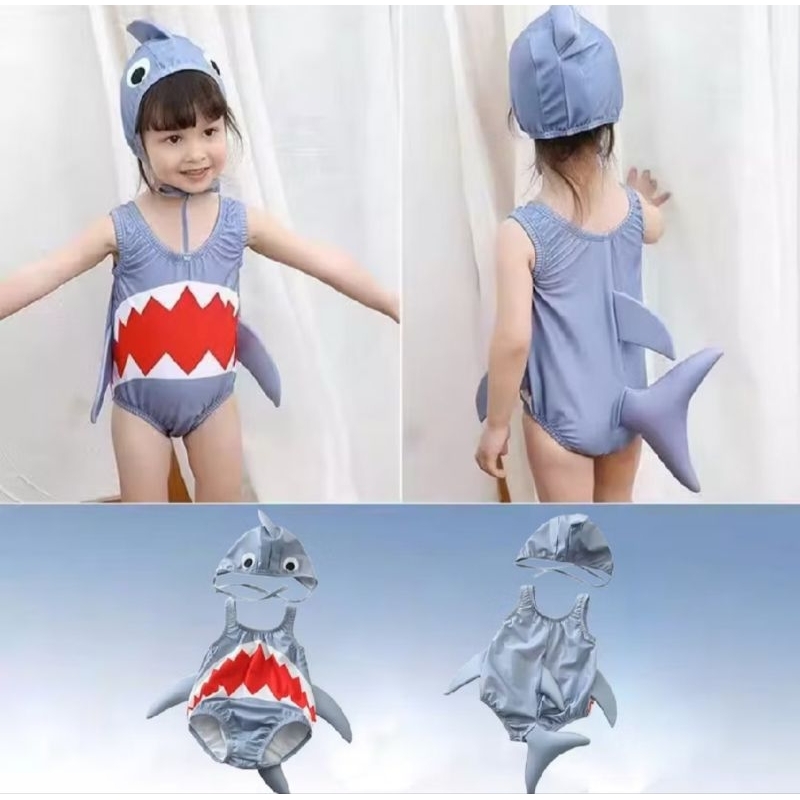 PRELOVED BAJU RENANG BABY SHARK