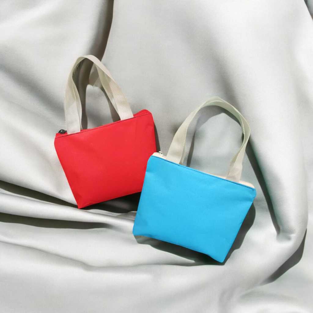 Tas Jinjing Kecil 20 x 15 cm Kanvas Waterproof Resketing Souvenir Simple Murah