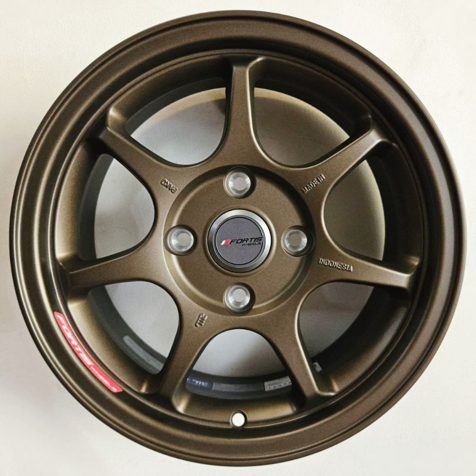 VELG MOBIL ORIGINAL FORTIS WHEELS BY PAKO PLW 15 TYPE 1 R15 x 6,5 4H 114,3 ET 38 MAGNESIUM GOLD ( MA