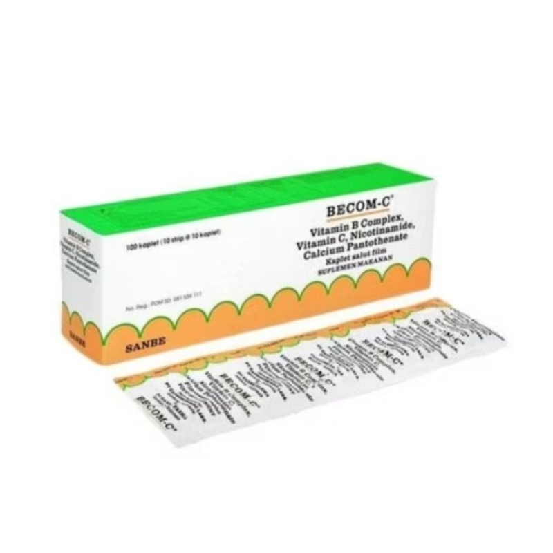 BECOM-C Vitamin B Complex Per Setrip 10 Tablet