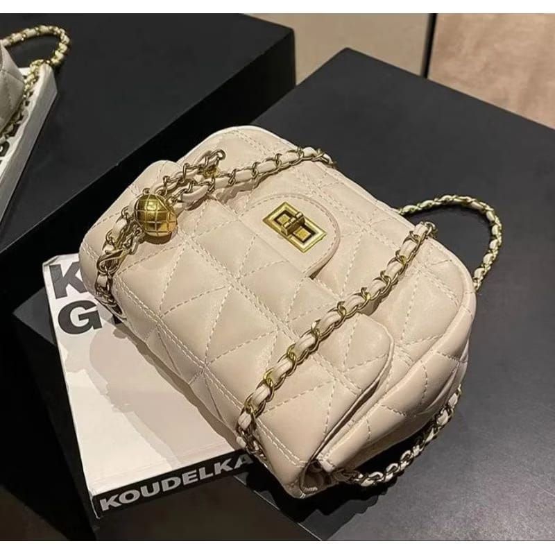 Tas selempang wanita bahan kulit sintetis Jimin 1156