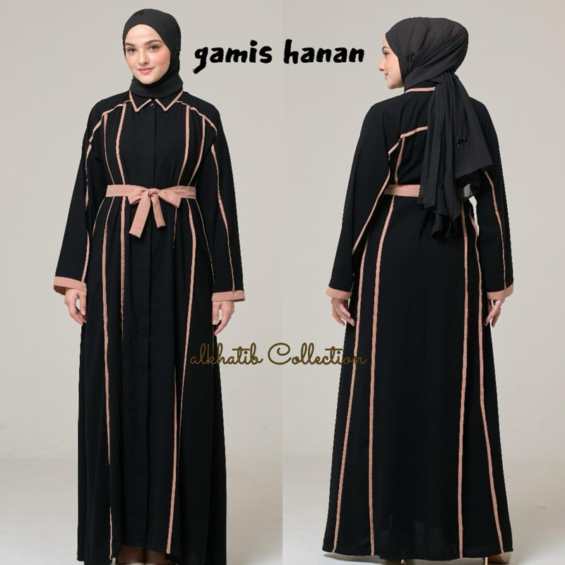 Abaya Hanan Alkhatib Collection Gamis Turki Modetn