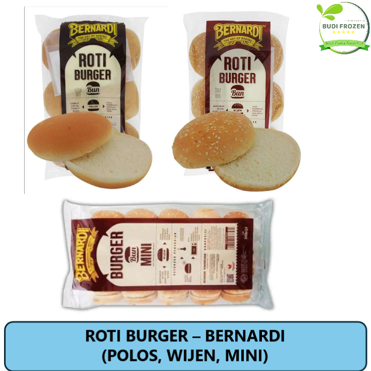 

ROTI BURGER POLOS / WIJEN / ROTI BURGER MINI / BUN MINI - BERNARDI