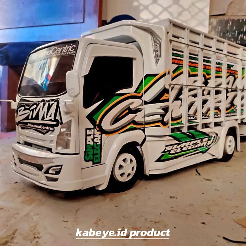 Truk Oleng Full Variasi - RC Miniatur Truk - Truk Oleng Dari Kayu Asli - Mainan Anak