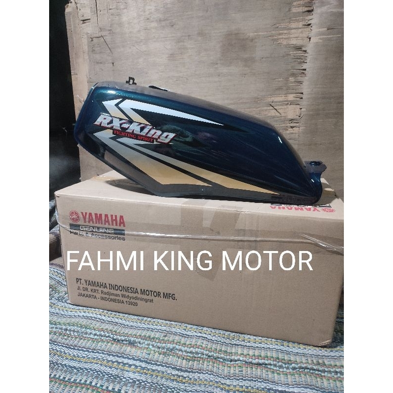 TANGKI TENGKI RXKING RX KING HIJAU BOTOL ORIGINAL YGP GRES BARU LIST EMBLEM 2002