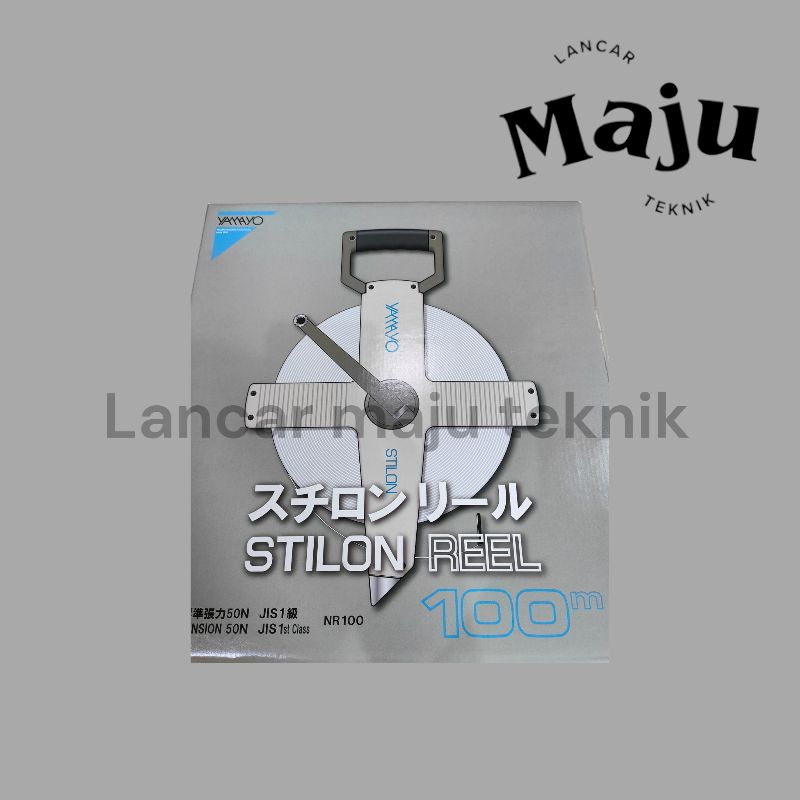Meteran YAMAYO stilon 100 meter / measure tape YAMAYO  stillon 100 mtr / meteran tancap/ meteran tan