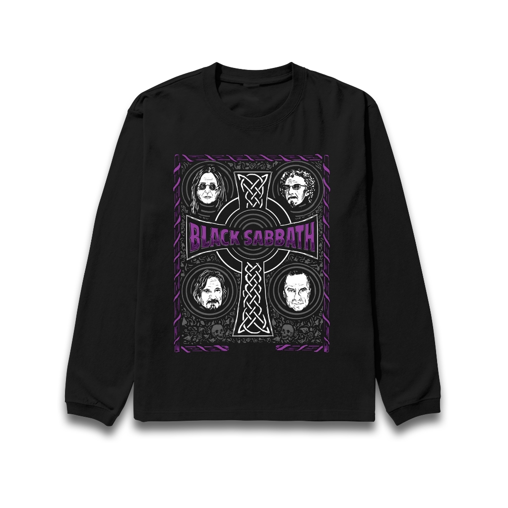 Long sleeve Band Metal Black Sabbath - Kaos Panjang Murah 24s