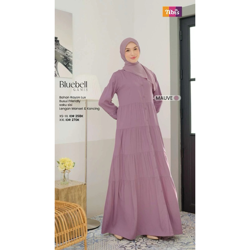 Gamis Nibras Bluebell