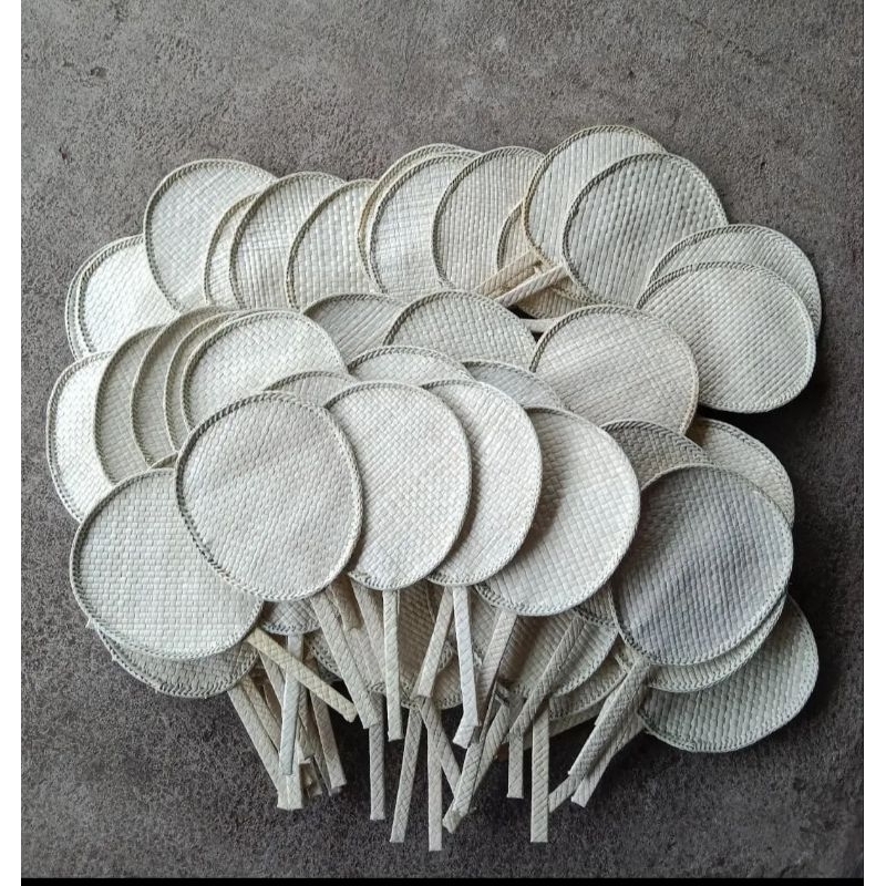 kipas pandan anyaman kipas souvenir