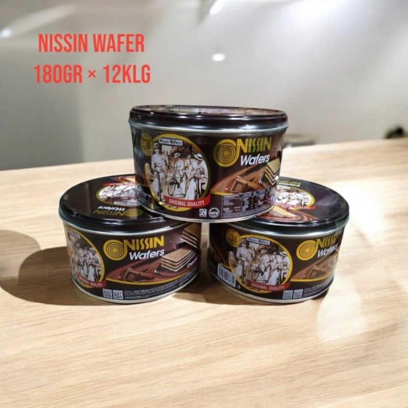 

Aneka Snack Cemilan Murah Nissin Wafer Kaleng Mini 180gr