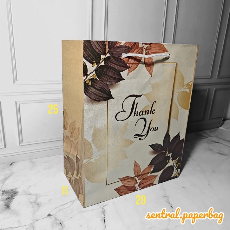 

paperbag aesthetic cream uk 20x11x25
