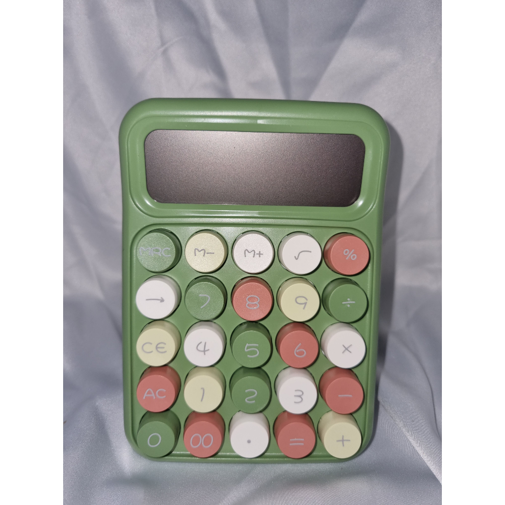 

Kalkulator Keyboard Warna Pekat / Matte Mekanis Portabel Layar Kecil12-bit