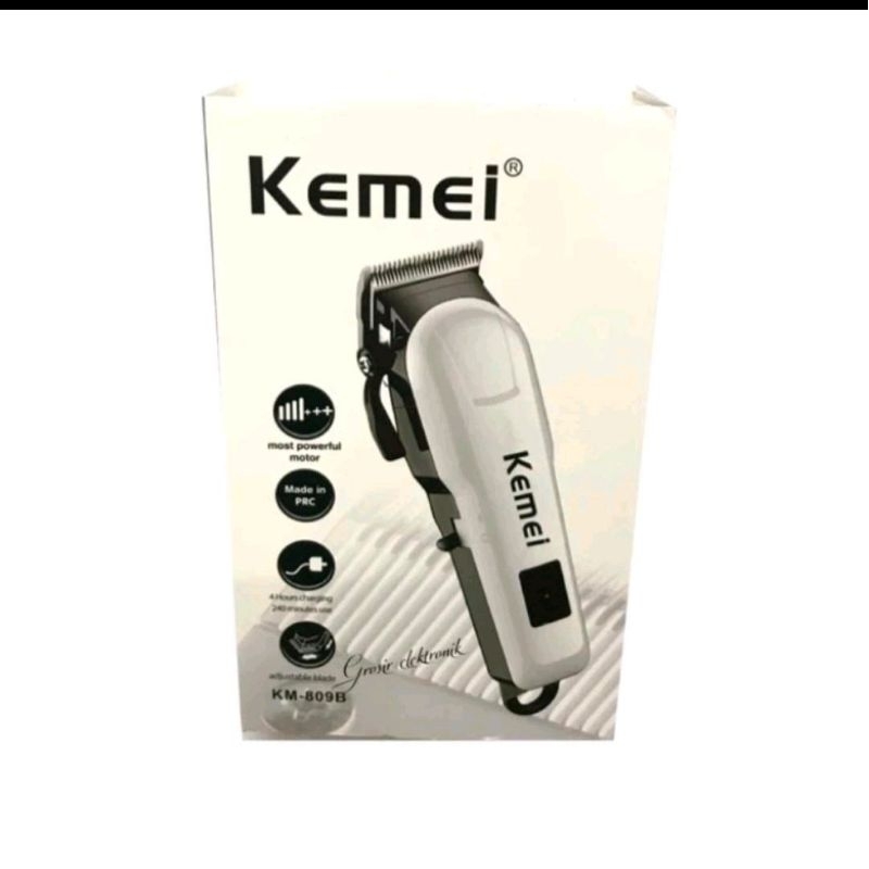ALAT MESIN CUKURAN RAMBUT KEMEI KM-809B HAIR CLIPPER CORDLES / KEMEI ORIGINAL