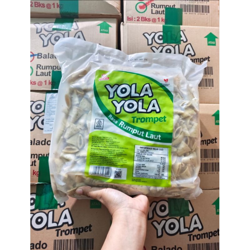 

Yola Trompet Rasa Rumput Laut dan balado - ready stok siap kirim