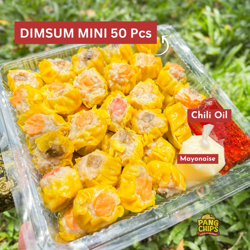 

Dimsum Mini 50 Pcs Free Chili Oil + Mayonaise by kedai Ngemil mas Pangsit