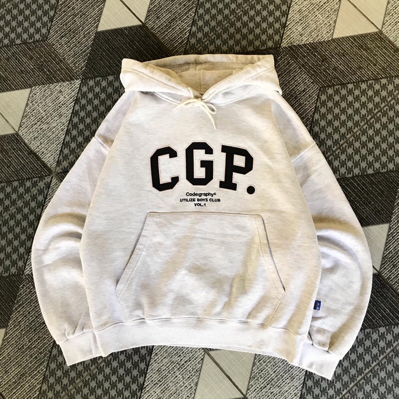 Hoodie Codegraphy Embroidery Font