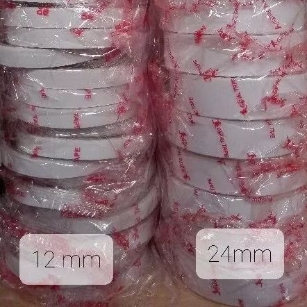 

Solasi Tape Double Tape Solasi Bolak Balik 24mm & 12mm 24 Pcs