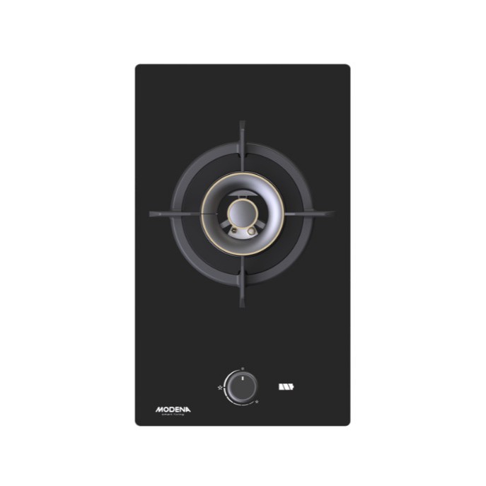 MODENA Kompor Gas 1 Tungku Tanam Burner Mix Brass - BH1315 BDBK