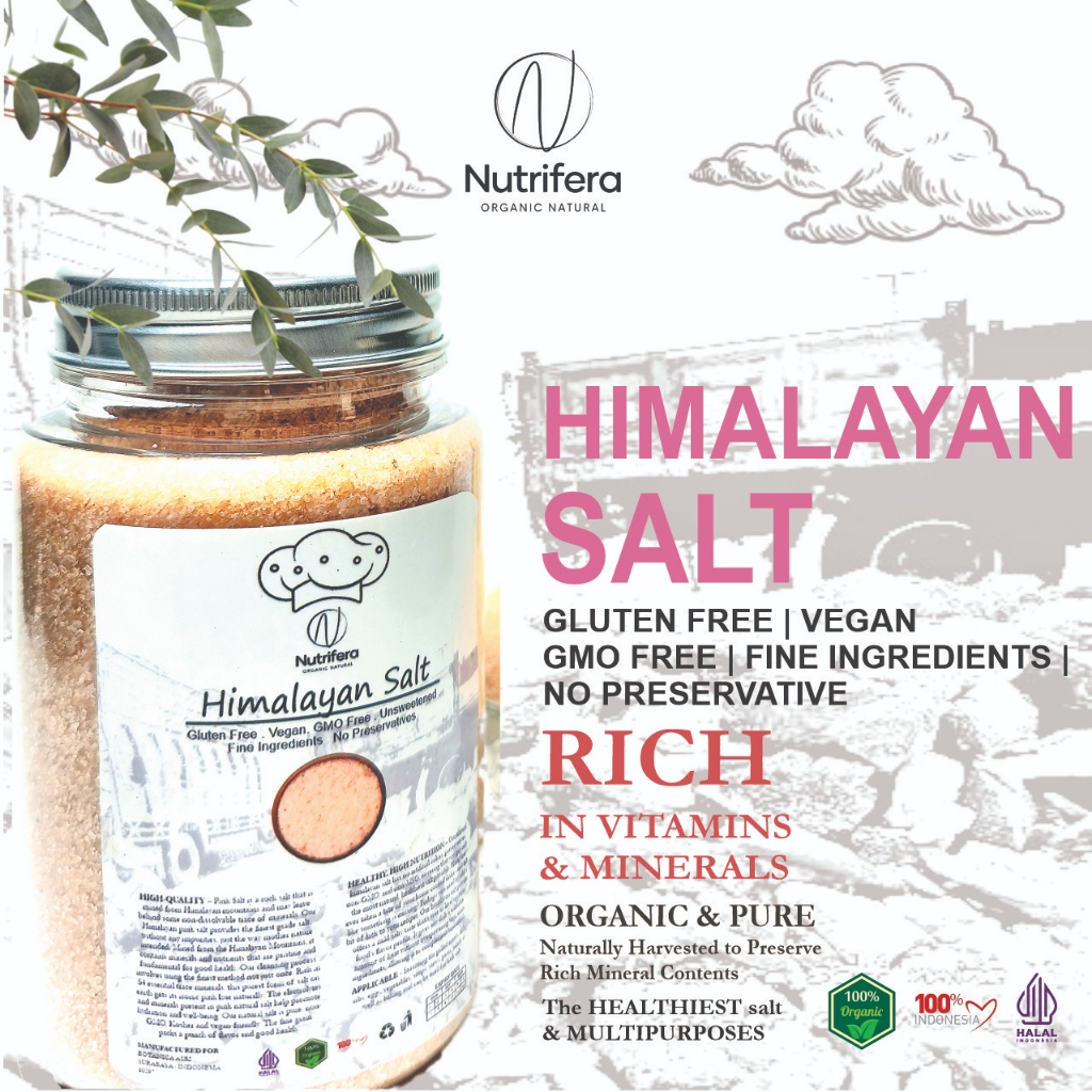 

NUTRIFERA Himalayan Salt / Garam Himalaya Import