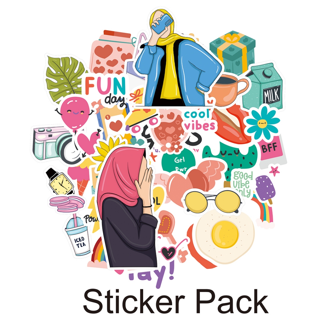 

Sticker laptop botol minum tumbler hp anti air