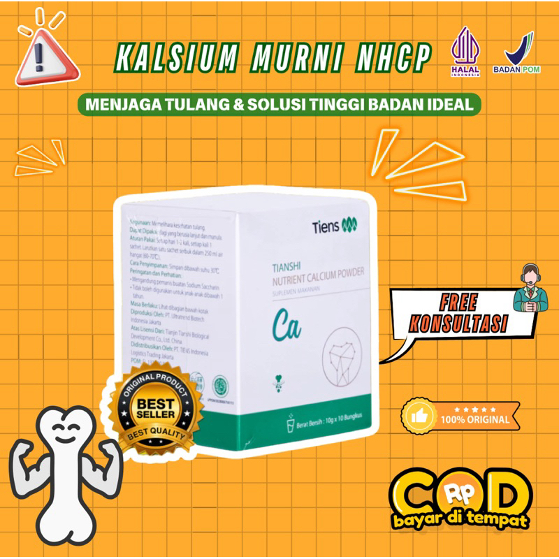 

Kalsium Murni Susu tinggi kalsium Peninggi badan Tiens Nutrient Calsium Powder Herbal alami Halal