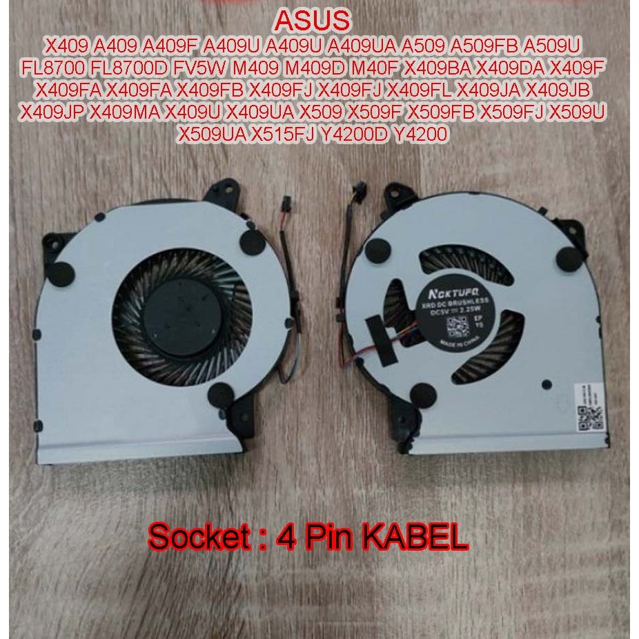 Fan Kipas CPU Cooling Laptop Asus A409 A409F A409UA X409 X409F