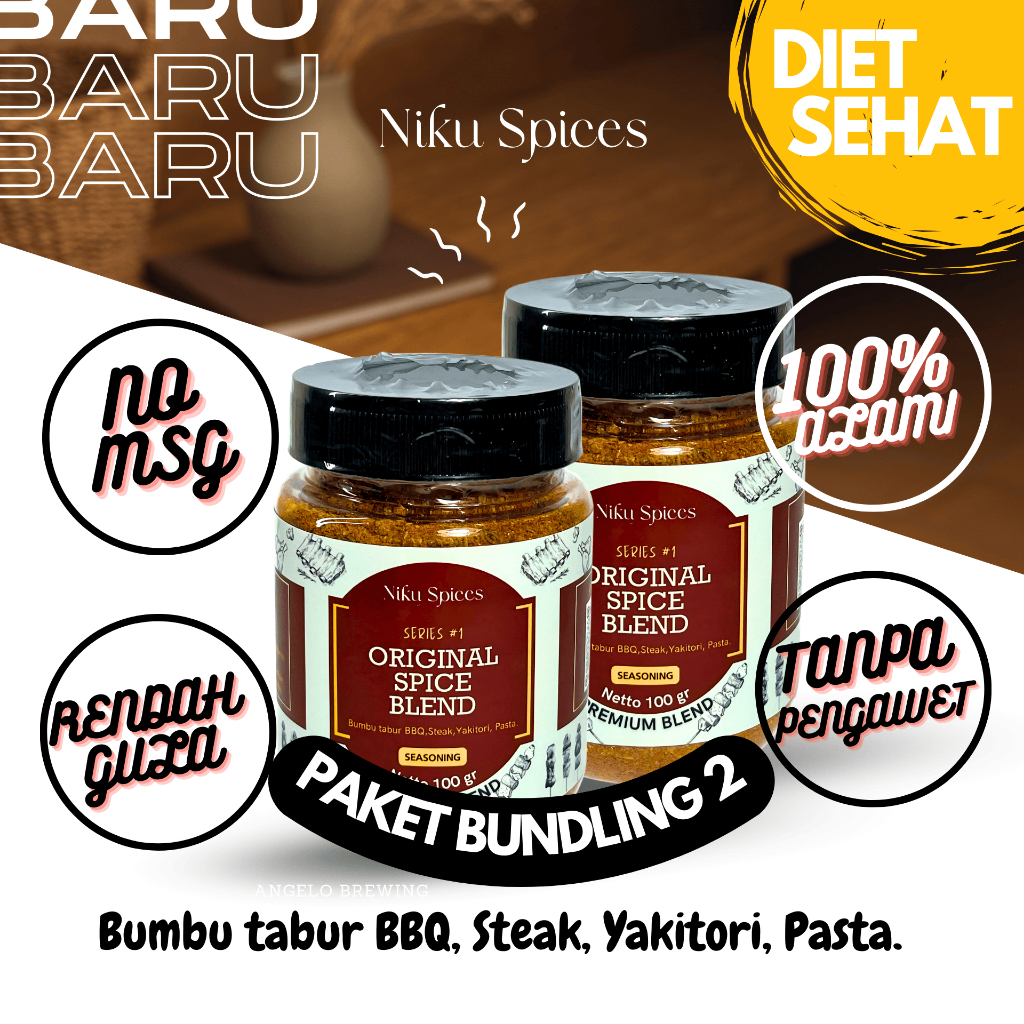 

Niku Spices Series #1 Paket Beli1 Gratis1 Original Spice Blend 100gr