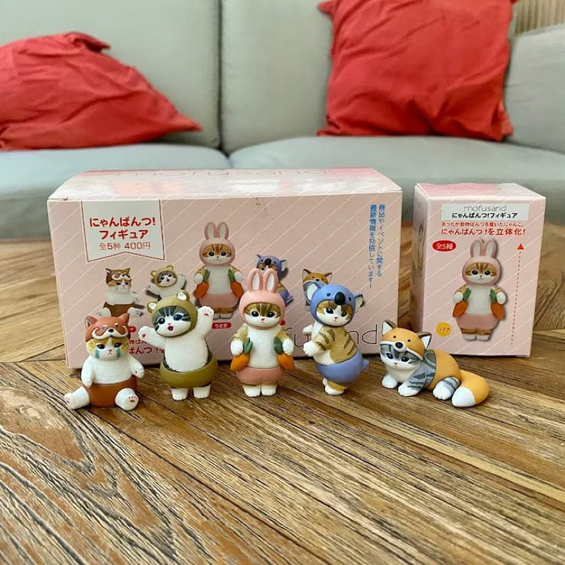 Mofusand Figure Blindbox / Mofusand Rabbit Koleksi Figure Lucu Kucing