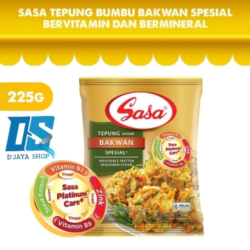 

Sasa Tepung Bumbu Bakwan Spesia Bervitamin dan Bermineral 225g