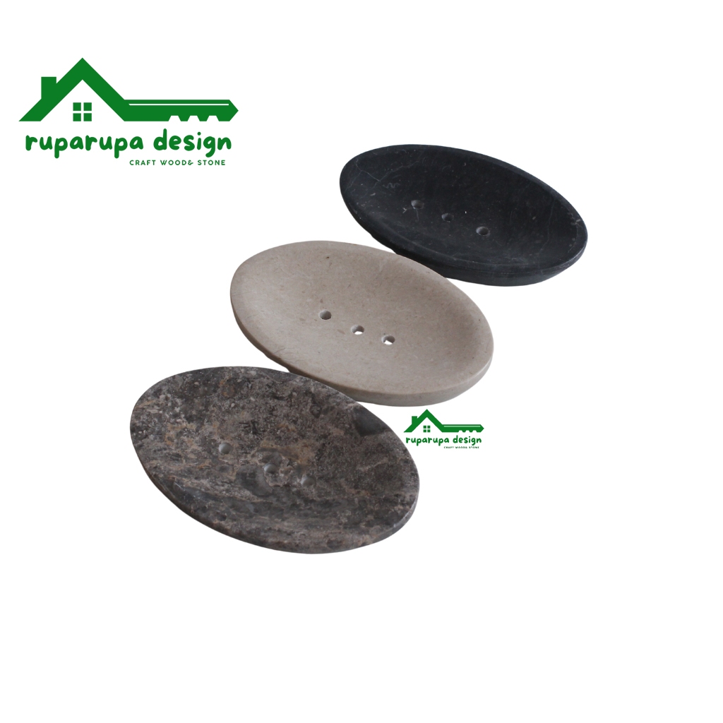 Tempat sabun marmer/tempat sabun batang batu marmer/marble bar soap holder