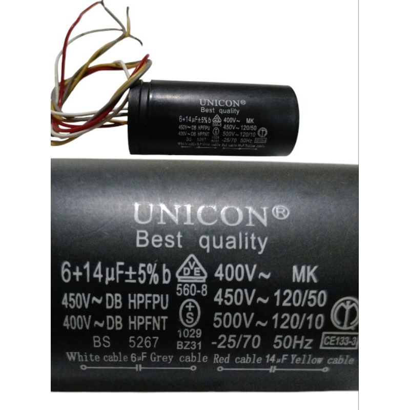 KAPASITOR MESIN CUCI POLYTRON 14 KG