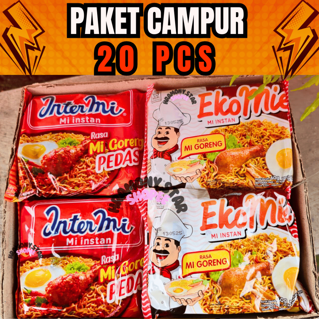 

Paket 20 Pcs Intermi + Ekomie Mi Instan Harga Distributor