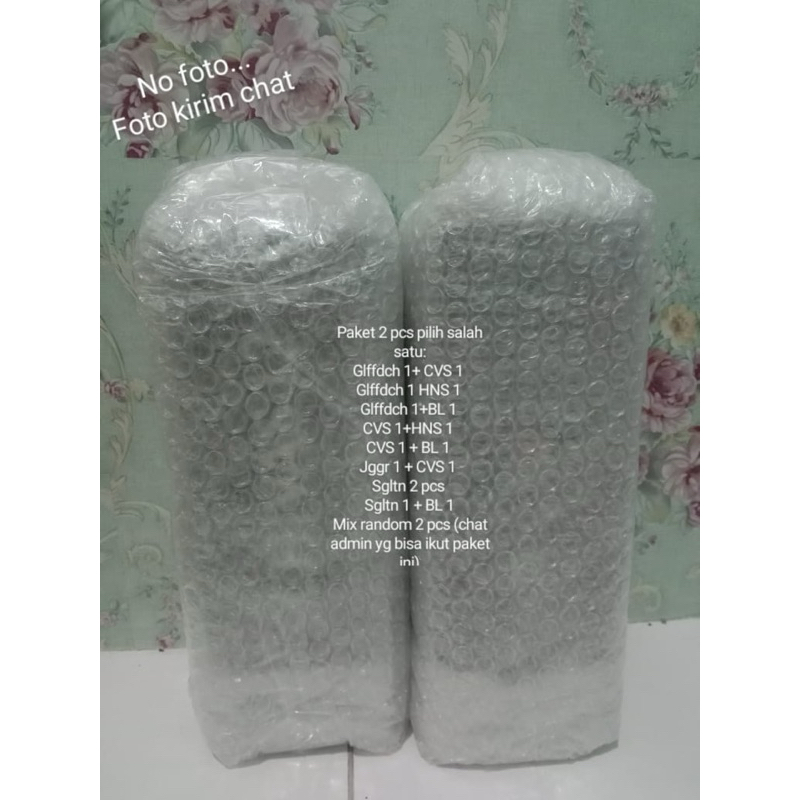 

paket hemat 2 pcs (chat admin / kirim foto yang mau di pesan)