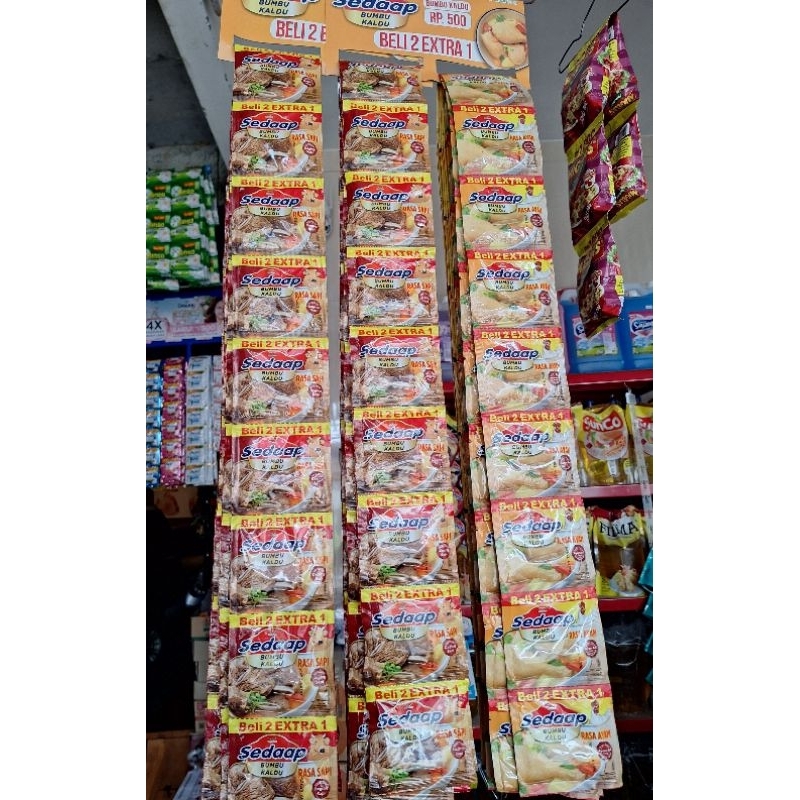 

72 Sachet Sedaap bumbu kaldu 4 renteng