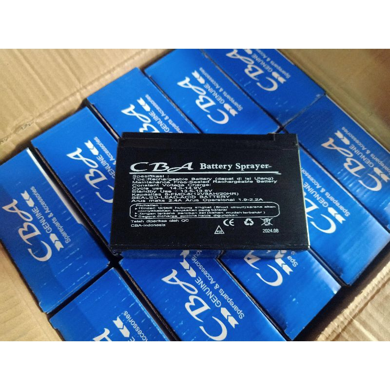 Baterai AKI Tangki Elektrik CBA 12 V 8 AH