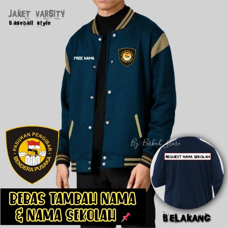 JAKET PASKIBRA SABLON FREE NAMA & NAMA SEKOLAH BEBAS REQUEST SABLON - JAKET PASKIBRAKA - JAKET PASUK